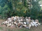 Deels gekloofd partij eiken/beuken/kastanje stookhout, Tuin en Terras, Haardhout, Ophalen, Blokken