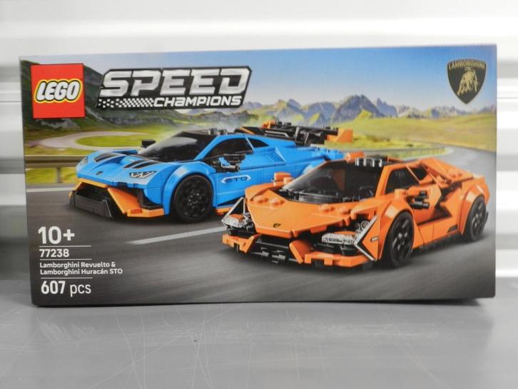 LEGO Lamborghini Revuelto en Huracán STO (77238), Kinderen en Baby's, Speelgoed | Duplo en Lego, Nieuw, Lego, Complete set, Ophalen of Verzenden