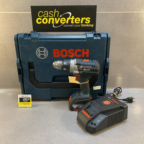 Bosch GSR 18VE-2LI Accu schroeftol | met lader | 364791, Doe-het-zelf en Verbouw, Gereedschap | Boormachines, Gebruikt, Boormachine