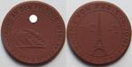 Originele Duitse porselein medaille 1940: Frankrijk veroverd, Verzamelen, Militaria | Tweede Wereldoorlog, Duitsland, Ophalen of Verzenden