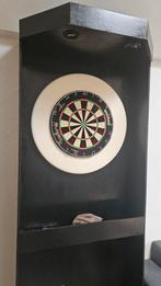 Dartbord kast met afstandsplank en verlichting, Sport en Fitness, Darts, Ophalen, Nieuw, Dartbord, Soft tip