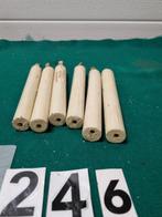 - houten kaarsen zes stuks, Ophalen of Verzenden, 'T Olde Gre-j, Info@toldegrej.nl, Endepoelstraat 20f Didam