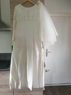 Trouwjurk jaren 60, Kleding | Dames, Trouwkleding en Trouwaccessoires, Ophalen of Verzenden, Zo goed als nieuw, Wit, Trouwjurk