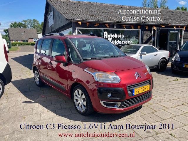 CITROEN C3 Picasso 1.6 VTi 120 PK Aura Hoog Zitter, Auto's, Citroën, Bedrijf, Te koop, C3 Picasso, ABS, Airbags, Airconditioning