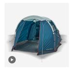 QUECHUA Arpenaz 4.1 tent 4 pers. ZGAN - 1.5 week gebruikt!!!, Ophalen of Verzenden, Zo goed als nieuw, Tot en met 4
