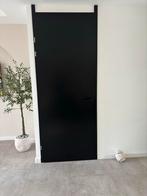 Zwarte matte binnendeur, Doe-het-zelf en Verbouw, Deuren en Horren, Gebruikt, 80 tot 100 cm, 215 cm of meer, Binnendeur