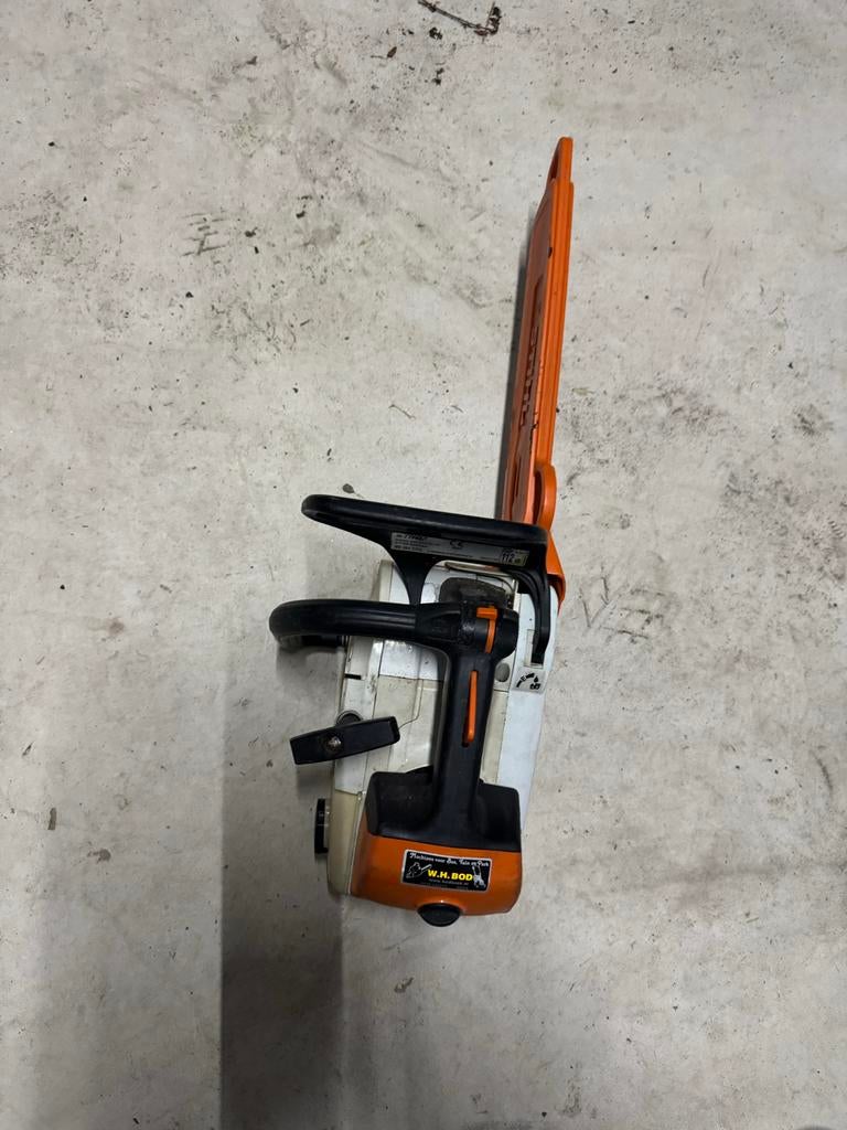 Stihl MS 201 Tophendel Kettingzaag, Ophalen, Gebruikt, Benzine