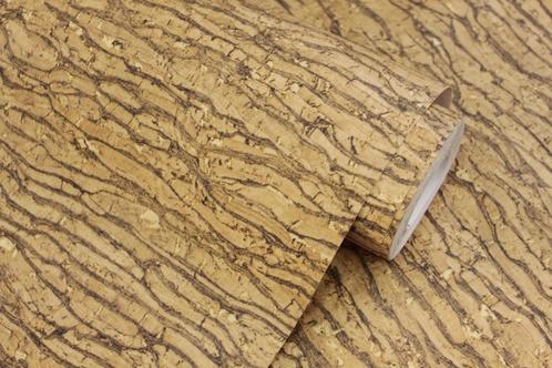 2 rollen KURK BEHANG natuurlijke uitstraling - AS 9113-15, Huis en Inrichting, Stoffering | Behang, Beige, Bruin, minder dan 10 m²