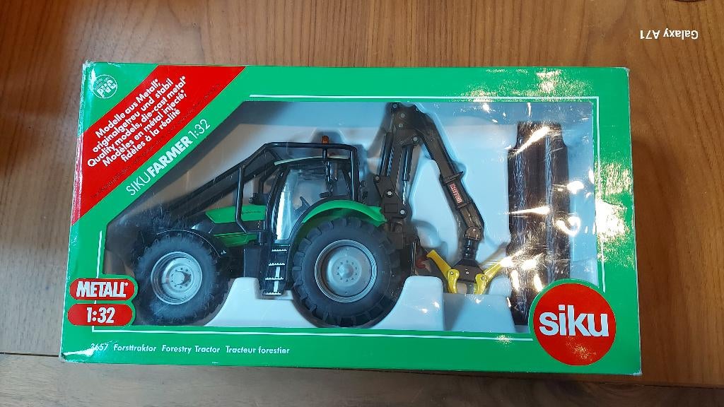 Siku 3657 Forsttraktor, Ophalen of Verzenden, Zo goed als nieuw, Tractor of Landbouw, SIKU
