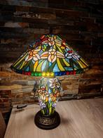 Grote dubbele tiffany lamp, Ophalen of Verzenden, Zo goed als nieuw, Minder dan 50 cm, Tiffany