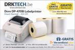 Dore DP-470B Labelprinter 203 DPI + Gratis Startset 3 Labels, Ophalen of Verzenden, Nieuw, Tape-label