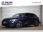 Audi A3 Sportback 35 TFSI 150PK AUT Black Edition |LED|19inc, 65 €/maand, 4 cilinders, Blauw, Origineel Nederlands