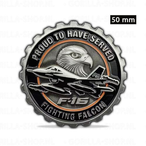 F-16 COIN, Verzamelen, Militaria | Algemeen, Luchtmacht, Kunstobject, Nederland, Ophalen of Verzenden