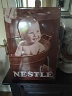 Vintage Nestlé Emaille Reclamebord, Ophalen of Verzenden