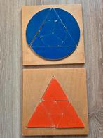 Driehoek puzzel, ronde puzzel roolf of educo, Ophalen of Verzenden