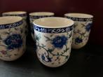 Set van 5 chinese theekopjes met bloemmotief, Huis en Inrichting, Keuken | Servies, Div, Ophalen of Verzenden, Zo goed als nieuw
