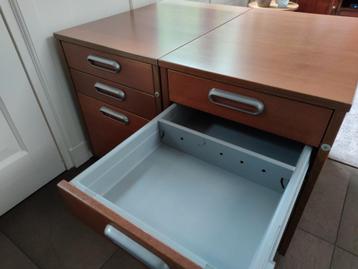 2x ladeblok Ikea Galant, midden bruin - afbeelding 2