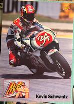 Poster 1989 Kevin Schwanz, Verzamelen, Automerken, Motoren en Formule 1, Verzenden, Zo goed als nieuw, Motoren