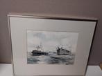 Aquarel Schilderij van Sleepboot smit Rusland, Ophalen