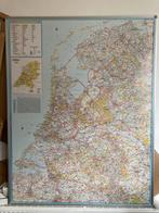Magnetisch bord landkaart Nederland + Noord België, Ophalen, Zo goed als nieuw, Magneetbord