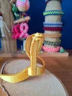 Nieuwe satijn gouden Cleopatra tiara (kroon) Cobra, Ophalen of Verzenden, Nieuw, Kostuum, Historisch