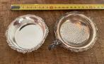 Verzilverde theezeef, Antiek en Kunst, Ophalen of Verzenden, Zilver