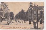 Amsterdam Oost  1900Watergraafsmeer Middenweg  veel volk, Verzamelen, Ansichtkaarten | Nederland, Verzenden, Voor 1920, Gelopen