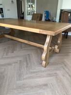 Zeer mooie eiken kloostertafel., Huis en Inrichting, Tafels | Eettafels, Ophalen, 100 tot 150 cm, Eikenhout, 200 cm of meer