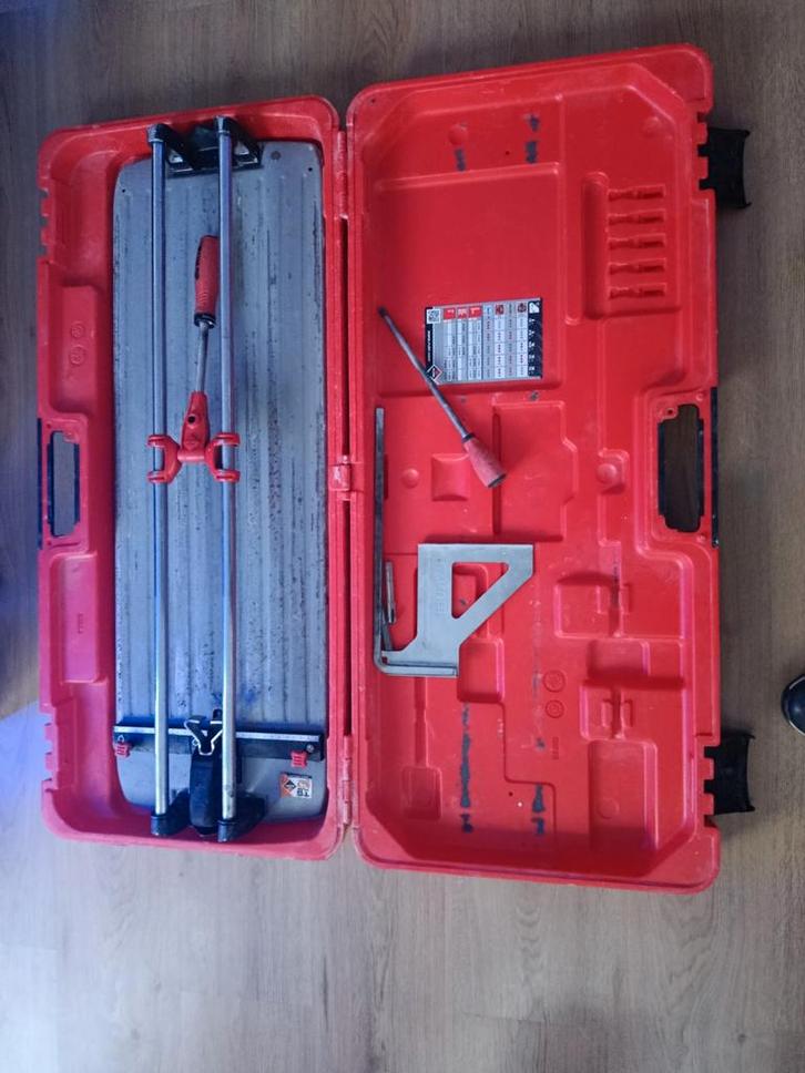 rubi tegelsnijder ts 75 cm snijlengte - 800 kg breekkracht, Doe-het-zelf en Verbouw, Gereedschap | Handgereedschap, Gebruikt, Ophalen of Verzenden