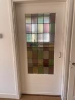 Glas in lood schuifdeur, Doe-het-zelf en Verbouw, Glas en Ramen, Ophalen, Zo goed als nieuw, Glas in lood, 160 cm of meer