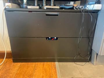 Ikea lade kast zwart