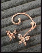 Oorstud Swarovski vlinder, Sieraden, Tassen en Uiterlijk, Oorbellen, Verzenden, Nieuw, Goud, Knopjes of Stekers