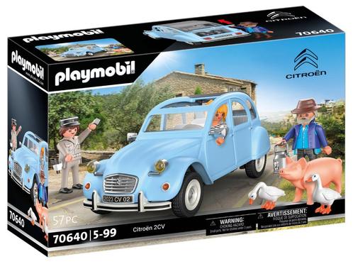 PLAYMOBIL 70640 Citroen 2CV Deux Chevaux 57 delig, Kinderen en Baby's, Speelgoed | Playmobil, Nieuw, Complete set, Ophalen of Verzenden