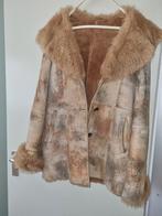 Echte leren lammy coat maat 40, Maat 38/40 (M), Bruin, Ophalen of Verzenden, Allegria