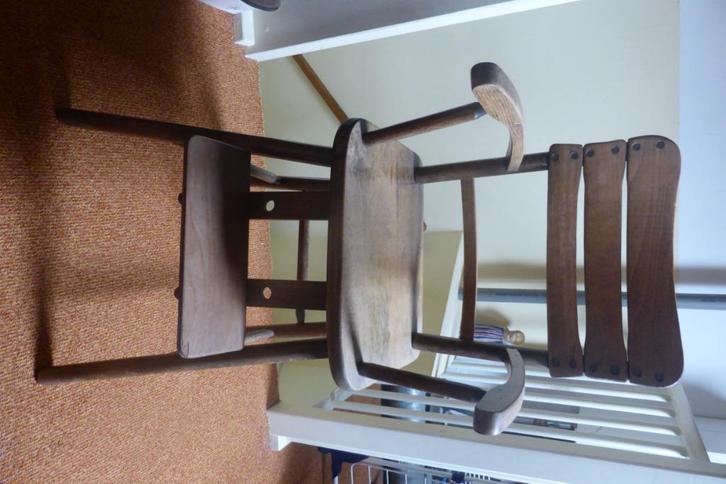 Vintage peuter/kinderstoel, Kinderen en Baby's, Kinderstoelen, Gebruikt, Overige typen, Aanschuifbaar, Ophalen