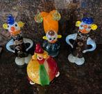 Glazen clowns beeldjes, Ophalen of Verzenden