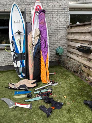 Complete Windsurfset - Heropstap!. 2 boards, 5, 6 + 7,8 m2 beschikbaar voor biedingen