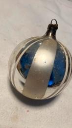 Vintage antieke kerstbal, zilver, Diversen, Kerst, Ophalen of Verzenden, Zo goed als nieuw
