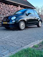 Fiat 500 1.2 C 2008 Zwart, Auto's, Voorwielaandrijving, 1242 cc, 4 cilinders, 840 kg