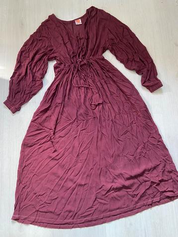 bordeauxrode JOYA’s VIDA jurk met lange mouwen mt M / L / XL beschikbaar voor biedingen