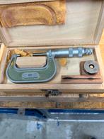 Micrometer 25-50mm in houten kist, Antiek en Kunst, Ophalen of Verzenden