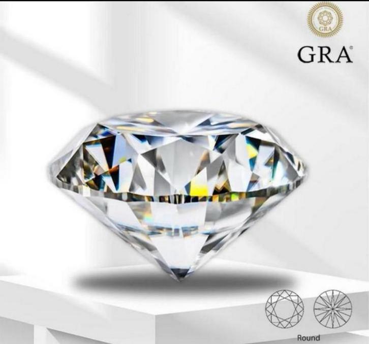 Prachtige Moissanite, Sieraden, Tassen en Uiterlijk, Edelstenen, Nieuw, Ophalen of Verzenden