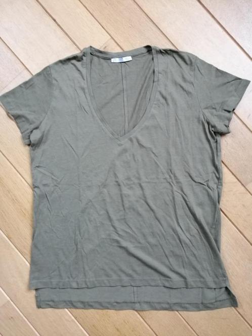 ZARA Collection W&B t -shirt leger groen maat M - nieuw -, Kleding | Dames, T-shirts, Nieuw, Maat 38/40 (M), Groen, Korte mouw