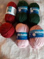 Drie kleuren restjes wol, Hobby en Vrije tijd, Breien en Haken, Ophalen of Verzenden, Zo goed als nieuw, Breien of Haken, Wol of Garen