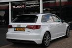 Audi A3 Sportback 2.0 TDI quattro S-LINE - AUTOMAAT, RS3 ZET, Auto's, 4 cilinders, Wit, Leder, Bedrijf