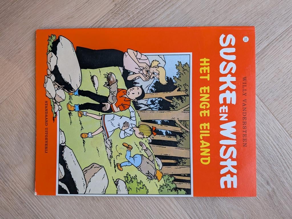 Suske en Wiske - Het Enge Eiland, Eén stripboek, Ophalen of Verzenden, Zo goed als nieuw, Willy Vandersteen
