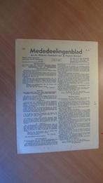 Mededeelingenblad militairen commissaris Groningen 1945 nt., Boeken, Catalogussen en Folders, Ophalen of Verzenden, Zo goed als nieuw