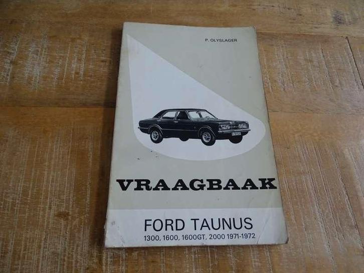 Ford Taunus TC1 - Vraagbaak Werkplaatshandboek Nederlands, Boeken, Auto's | Boeken, Gelezen, Ford, Verzenden