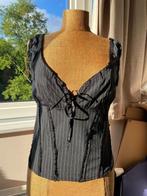 Mooie top, soort corset, Zwart, Maat 42/44 (L), Ophalen of Verzenden, Zonder mouw