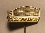 Metalen R.A.I. AMSTERDAM CONGRESCENTRUM Speld (Messingkleur), Verzamelen, Speldjes, Pins en Buttons, Verzenden, Zo goed als nieuw